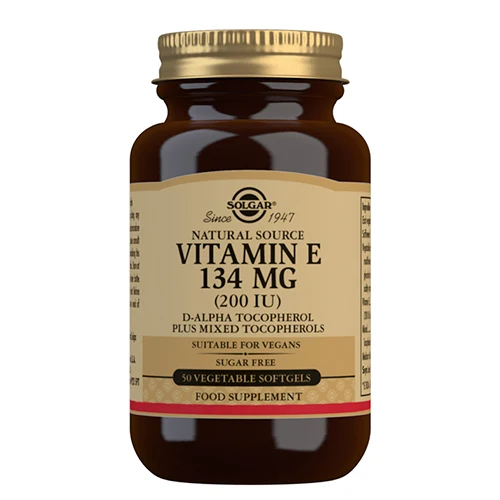 Solgar E-Vitamin Naturlig Källa | 50 kapslar