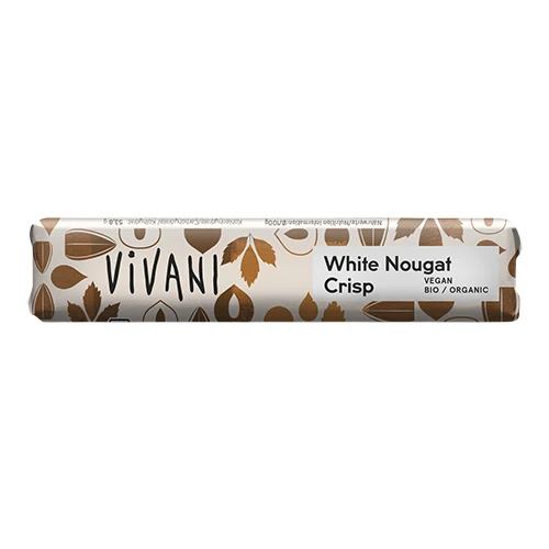Vivani Vit Nougat Bar Ekologisk | 35 g
