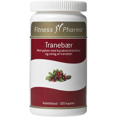 Fitness Pharma Tranbärskapslar | 100 kapslar