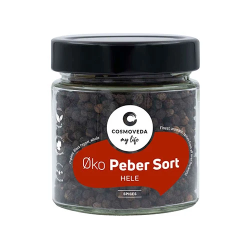Cosmoveda Peppar Svart Hel Ekologisk | 100 g