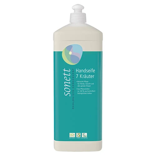 Sonett Handtvål 7 Örter | 1 liter
