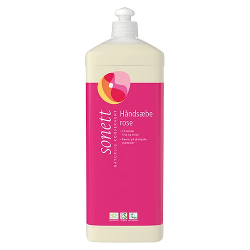 Sonett Handtvål Ros | 1 liter