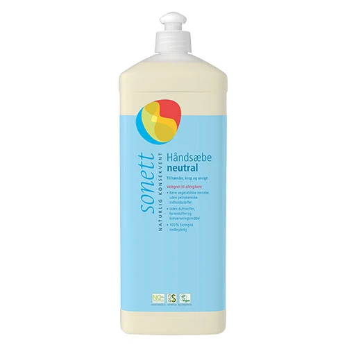 Sonett Handtvål Flytande Neutral | 1 liter