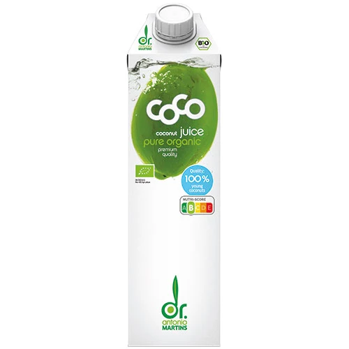 Dr. Antonio Martins 100% Kokosvatten Ekologisk | 1 liter