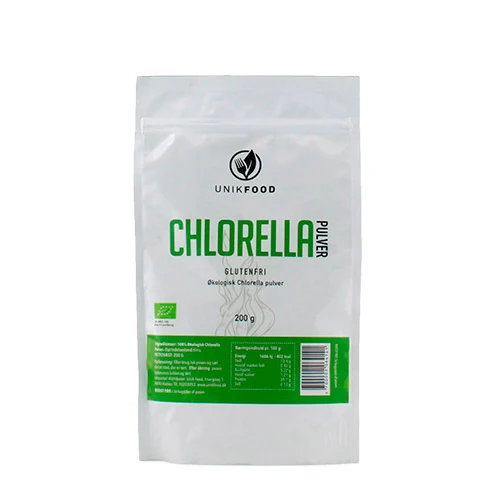 Unikfood Chlorella Pulver Ekologisk | 200 g