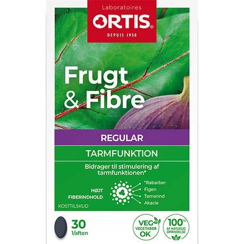 Ortis Frukt & Fiber | 30 tabletter