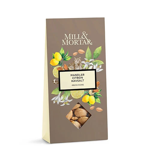 Nutty Munch Mandlar Citron Havssalt Ekologisk | 100 g
