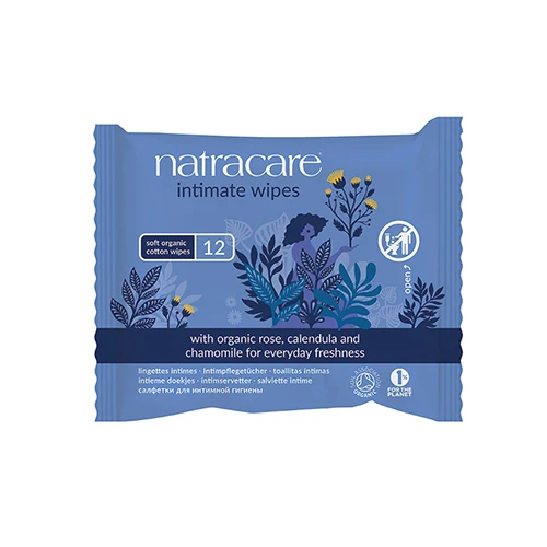 Natracare Våtservetter Intimhygien Ekologisk | 12 st