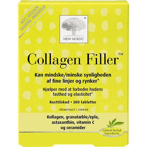 New Nordic Skin Care Collagen Filler | 300 tabletter