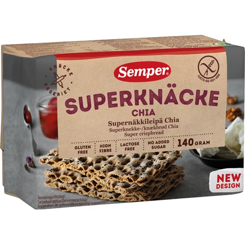 Semper Knäckebröd Med Chiafrö | 140 g