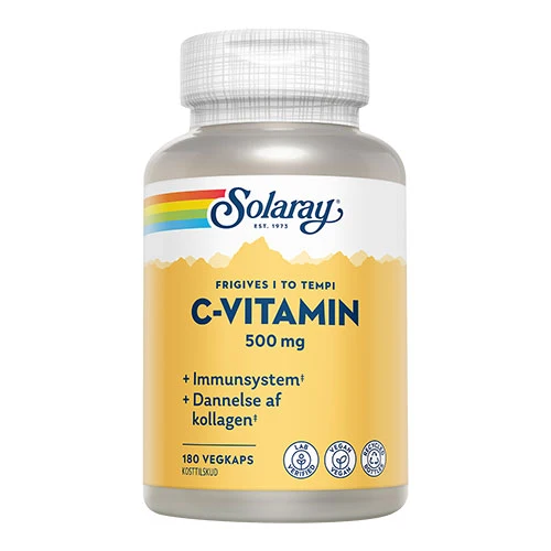 Solaray C-vitamin | 180 kapslar
