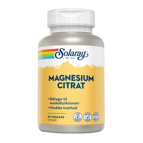 Solaray Magnesium Citrat | 90 kapslar