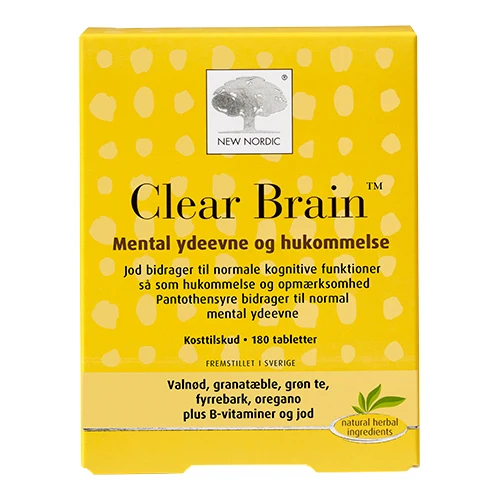 New Nordic Clear Brain | 180 tabletter