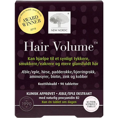 New Nordic Hair Volume | 90 tabletter
