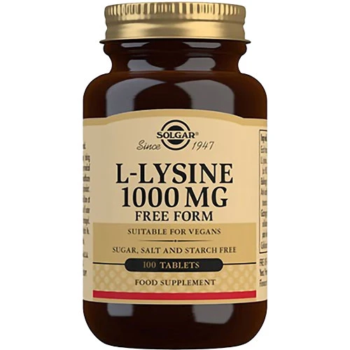Solgar L-Lysine | 100 tabletter