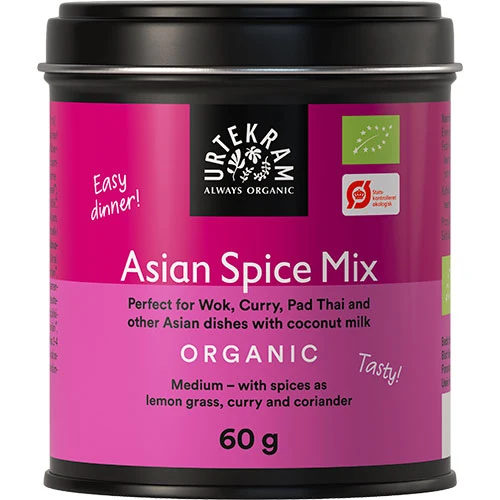 Urtekram Asian Spice Mix Ekologisk | 60 g