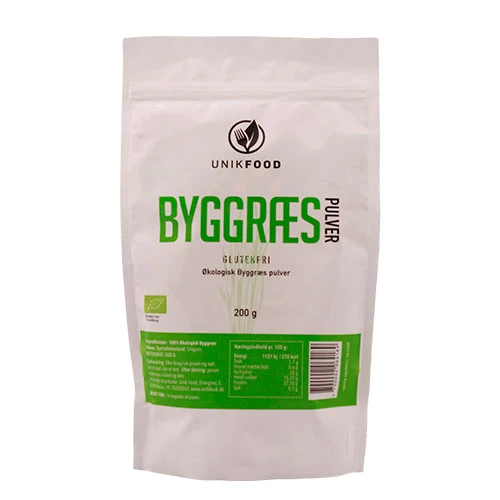 Unikfood Byggräspulver Ekologisk | 200 g
