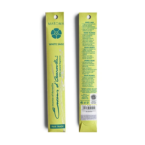 Encens d'Auroville Rökelse | Vit Salvia