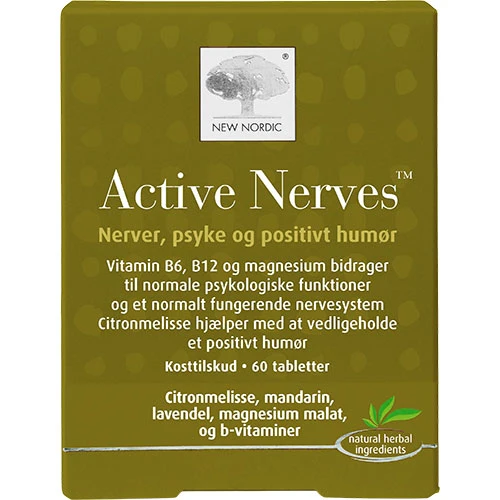 New Nordic Active Nerves | 60 tabletter