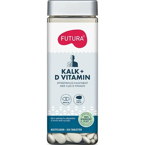 Futura Kalk + D-vitamin | 350 tabletter