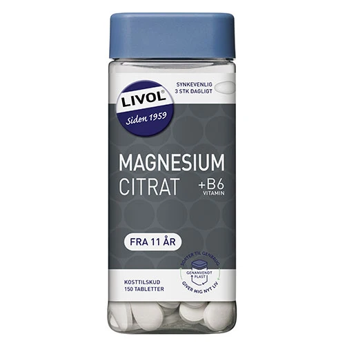 Livol Magnesium Citrat | 150 tabletter
