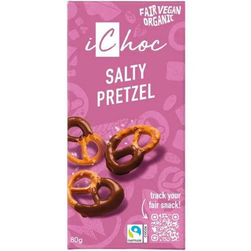 iChoc Choklad Ekologisk | Salty Pretzel