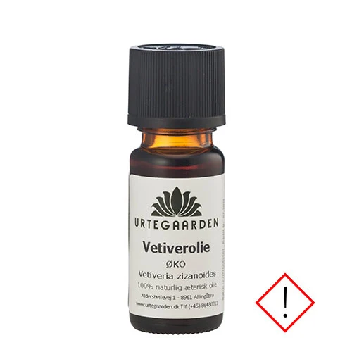 Urtegaarden Vetiverolja Ekologisk | 10 ml