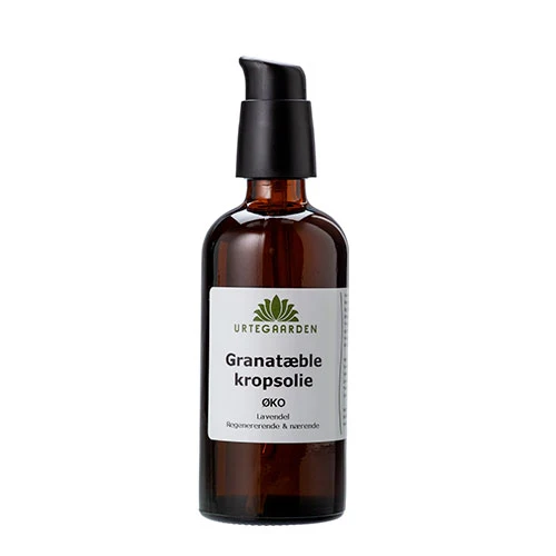 Urtegaarden Granatäpple Kropps Olja Ekologisk Lavendel | 100 ml