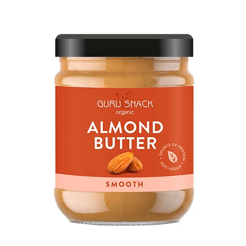 Guru Snack Mandelsmör Smooth Ekologisk | 250 g