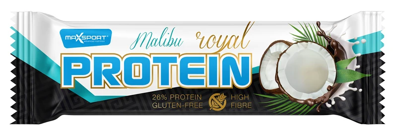 Proteinriegel mit Kokosnuss in Milchschokolade glutenfrei 60 g - MAXSPORT