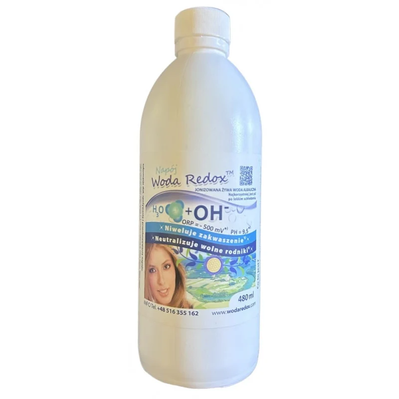 REDOX IONISIERTES ALKALISCHES WASSER DRINK pH 9,5 480 ml - REDOX WATER