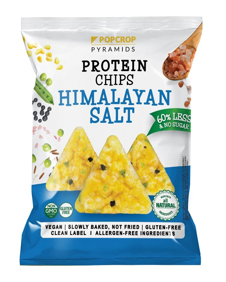 Glutenfreie PROTEINSCHROTTEN MIT HIMALAY-SALZ 60 g - POPCROP