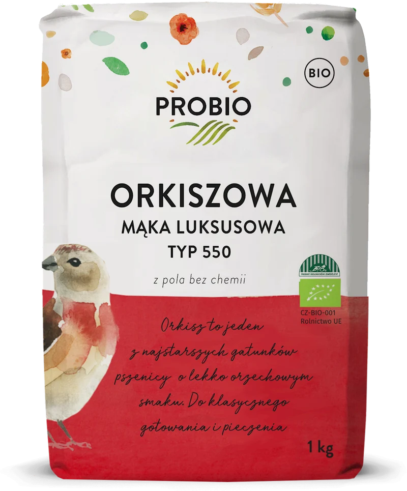 EXCLUSIVE Dinkelmehl Typ 550 BIO 1 kg - PROBIO