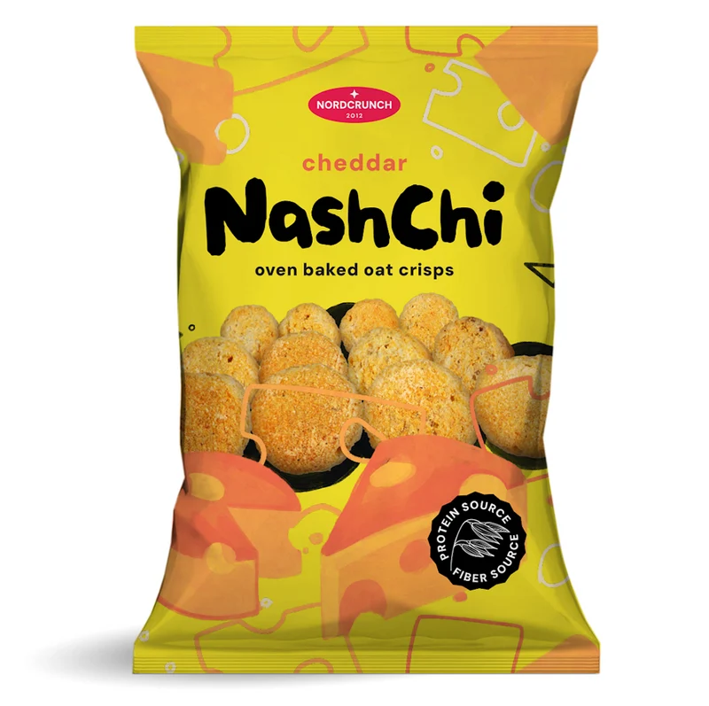CHEDDAR Proteinchips mit Käsegeschmack 60 g - NORDCRUNCH