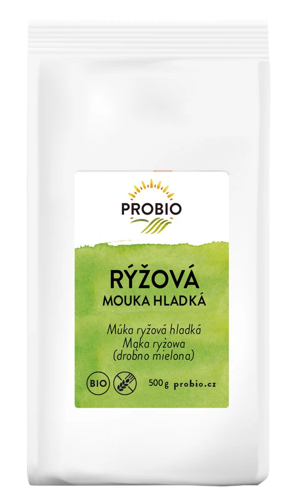 Glutenfreies fein gemahlenes Reismehl BIO 500 g - PROBIO