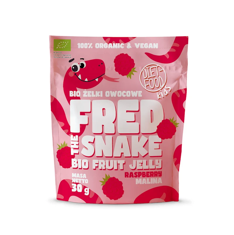 BIO 30 g Himbeer-Gels - DIET-FOOD (FRED THE SNAKE)