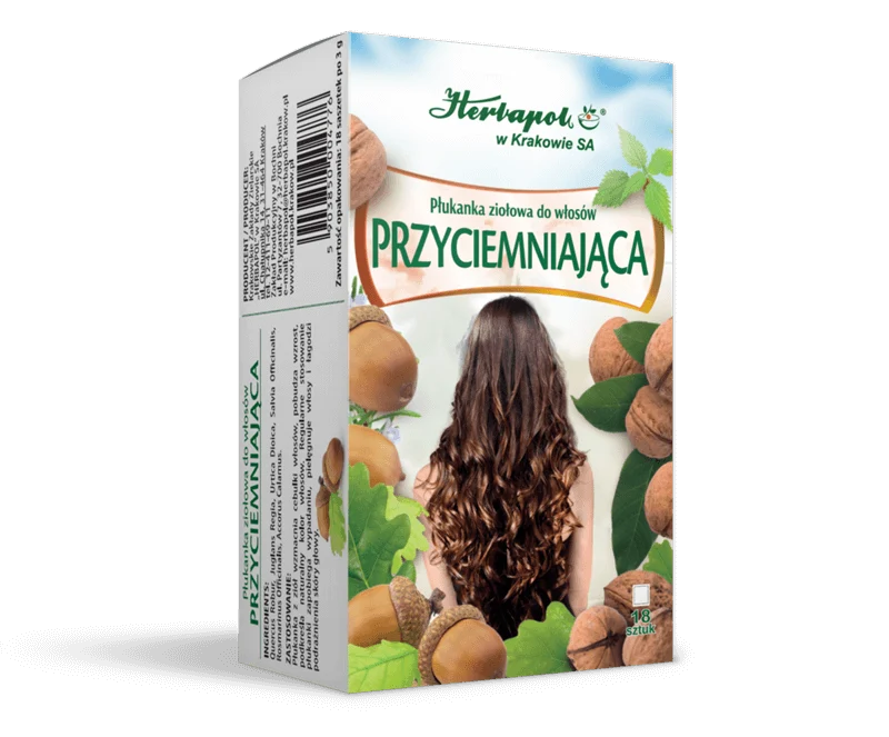 HERBAPOL Kräuter-Haarspülung zum Verdunkeln der Haare