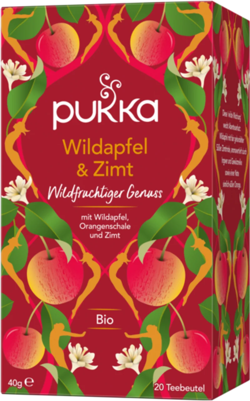 Wildapfel & Zimt bio 20 Portionsbeutel Pukka