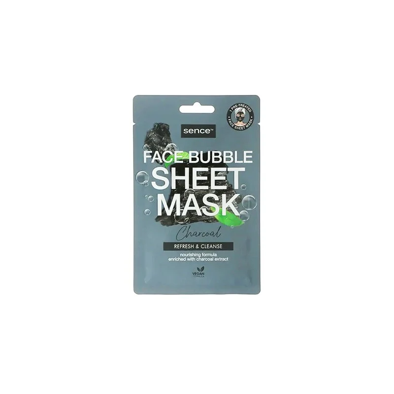 SENCE Face Sheet Mask Bubble Charcoal 20ml