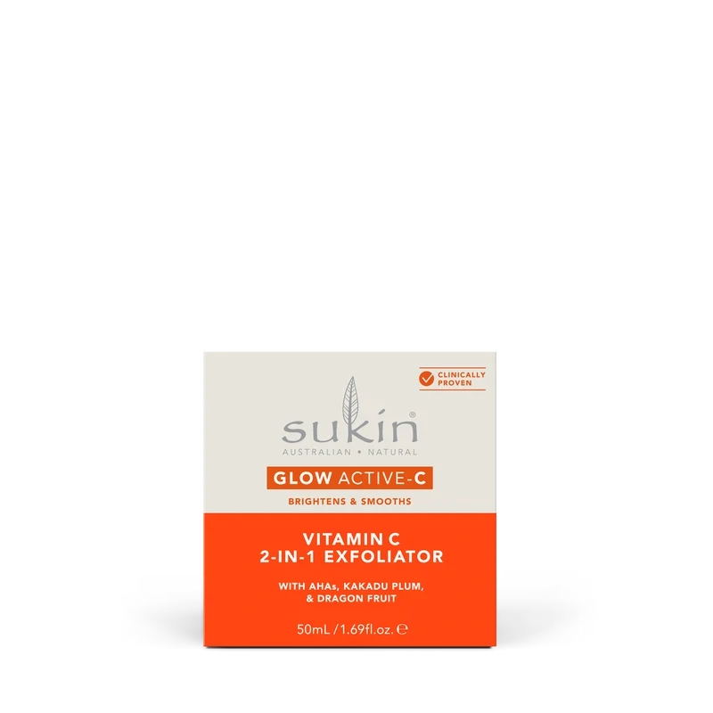 SUKIN Glow Active-C - Vitamin C 2-in-1 Exfoliator 50ml