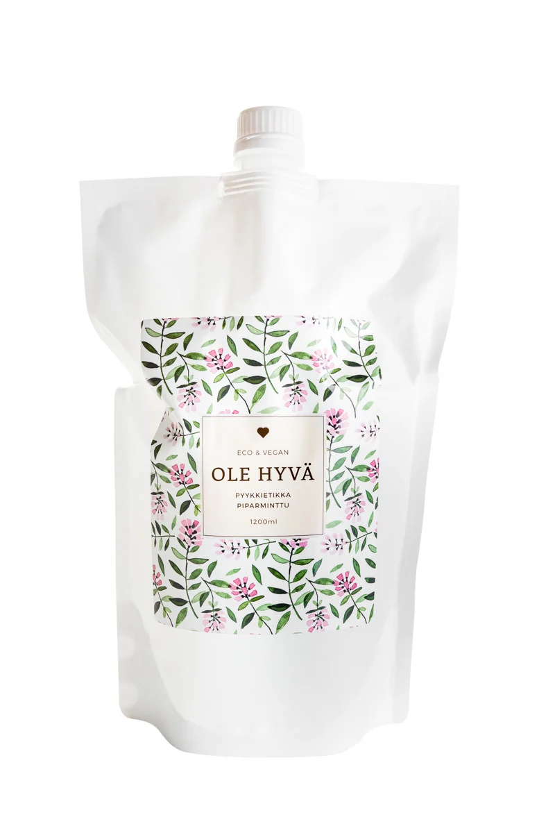 Pyykkietikka Piparminttu 1200ml, Täyttö