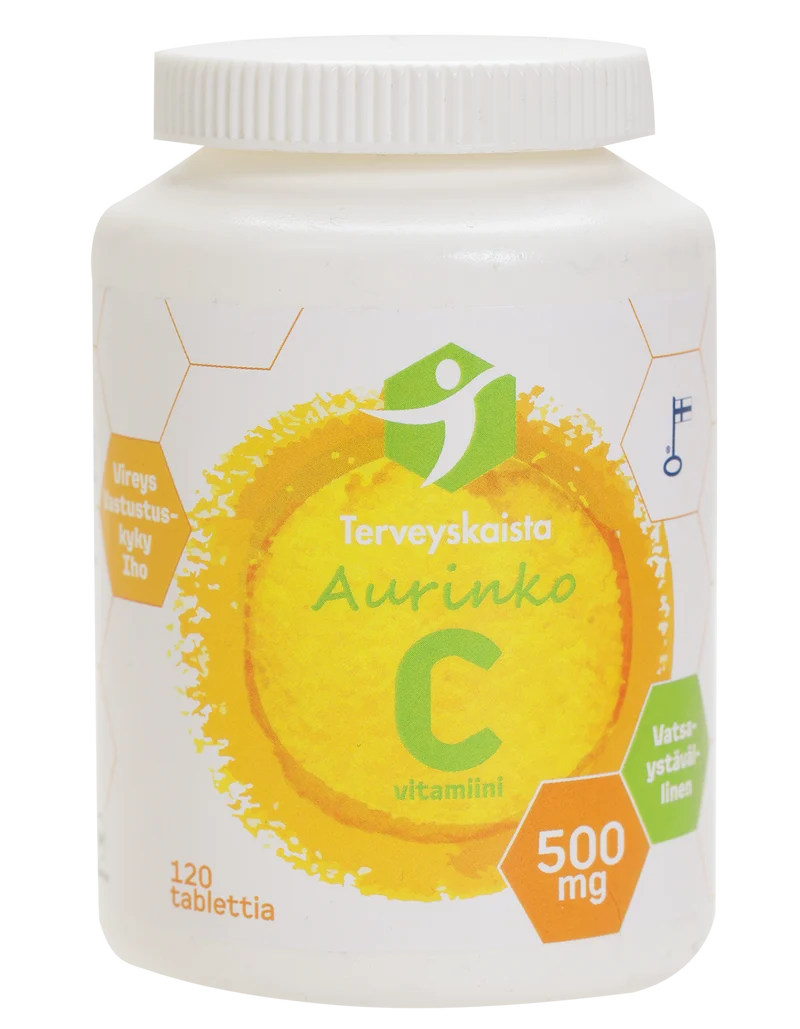 Aurinko C 500mg 120tbl.