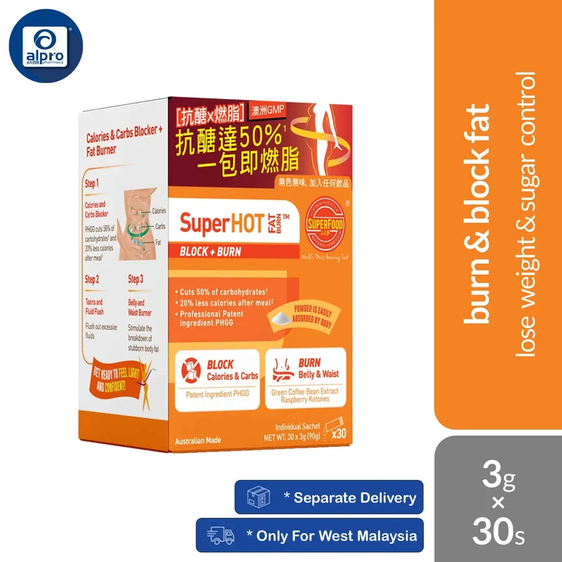 SuperFood Lab SuperHOT 3g 30s | Lose Weight & Sugar Control