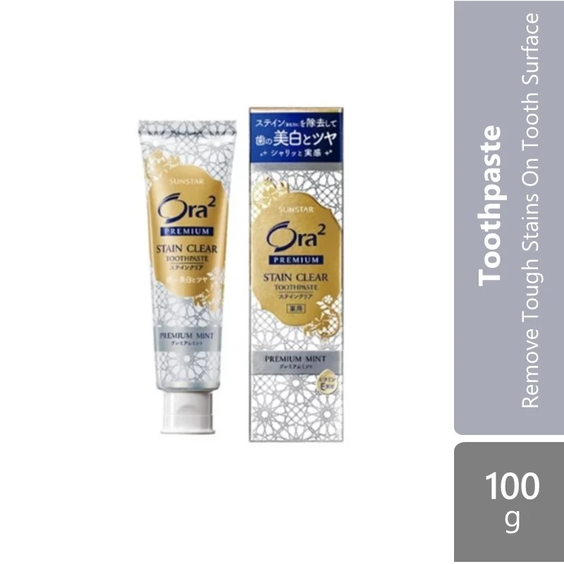 Sunstar Ora2 Stain Clear Premium Dental Paste Premium Mint 100g