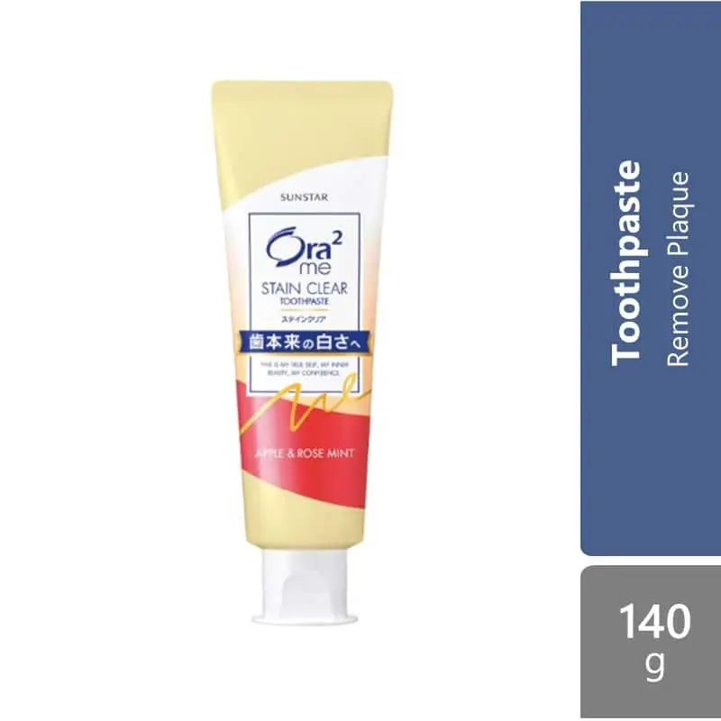 Sunstar Ora2 Me Stain Clear Dental Paste Apple & Rose Mint 140g