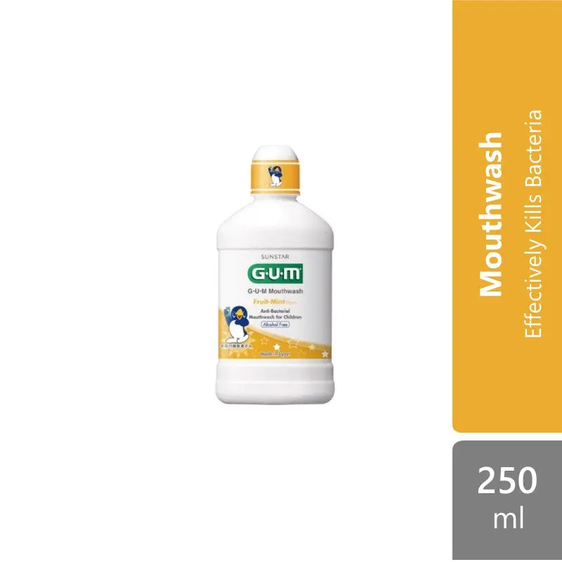 Sunstar Gum Mouthwash Fruit Mint Flavor For Children 250ml