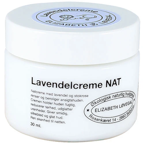 Elizabeth Løvegal Nattkräm Lavendel | 30 ml