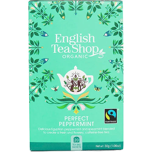 English Tea Shop Perfect Peppermint te Ekologisk | 20 påsar