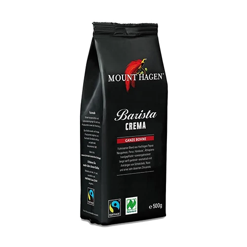 Mount Hagen Kaffebönor Barista Ekologisk | 500 g