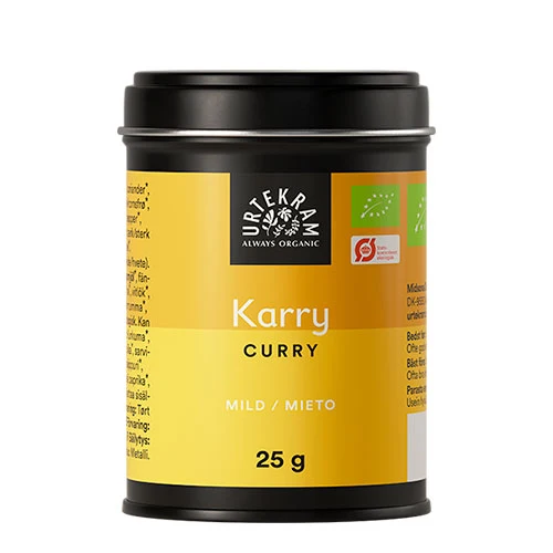 Urtekram Curry Mild Ekologisk | 25 g